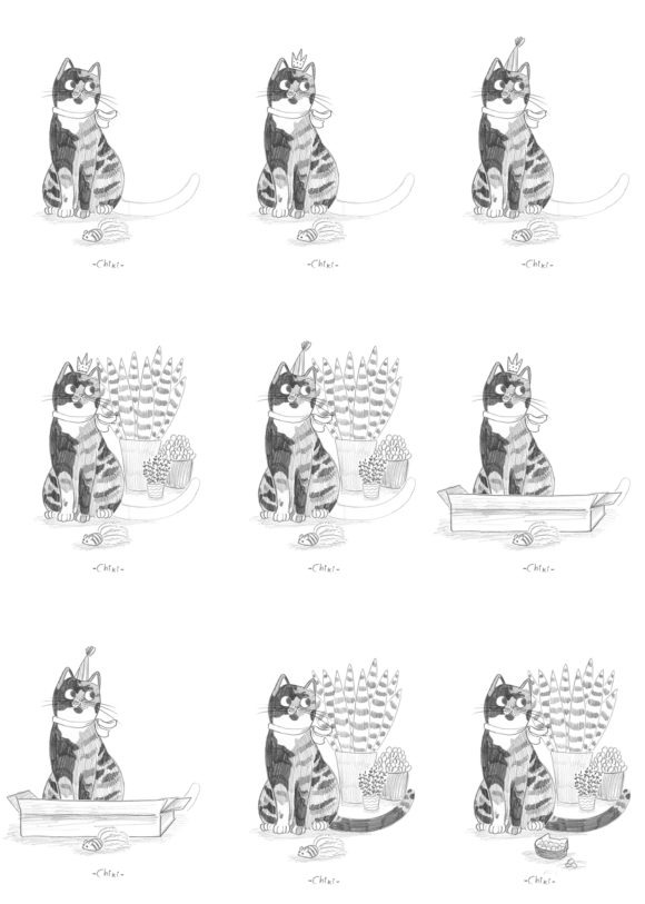 bocetos de gatos, proceso de bocetos, ilustracion de gatos, dibujo de gatos, ilustracion infantil de gatos, retrato de gato personalizado, retrato de mascota personalizado, Mar Villar, retratos de gatos, ilustracion personalizada de gato, ilustración personalizada de mascota,