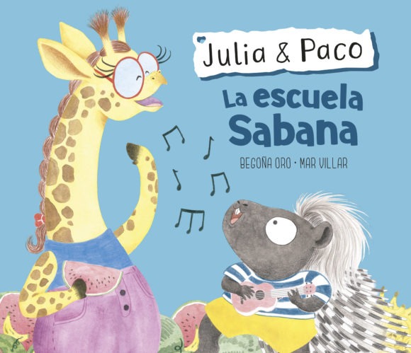 Julia & Paco, colección de libros infantiles, Beascoa, Begoña Oro, ilustración de animales, ilustración infantil, ilustración de animales africanos,