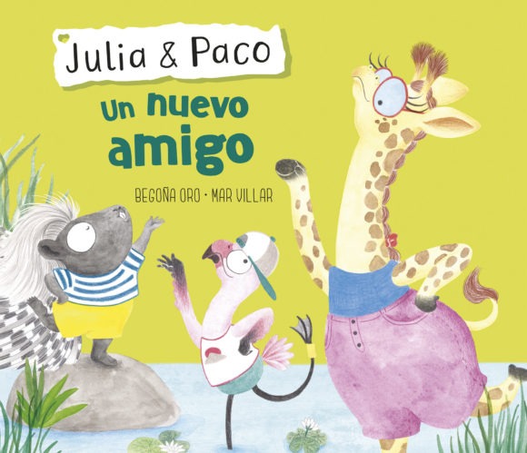 Julia & Paco, colección de libros infantiles, Beascoa, Begoña Oro, ilustración de animales, ilustración infantil, ilustración de animales africanos,