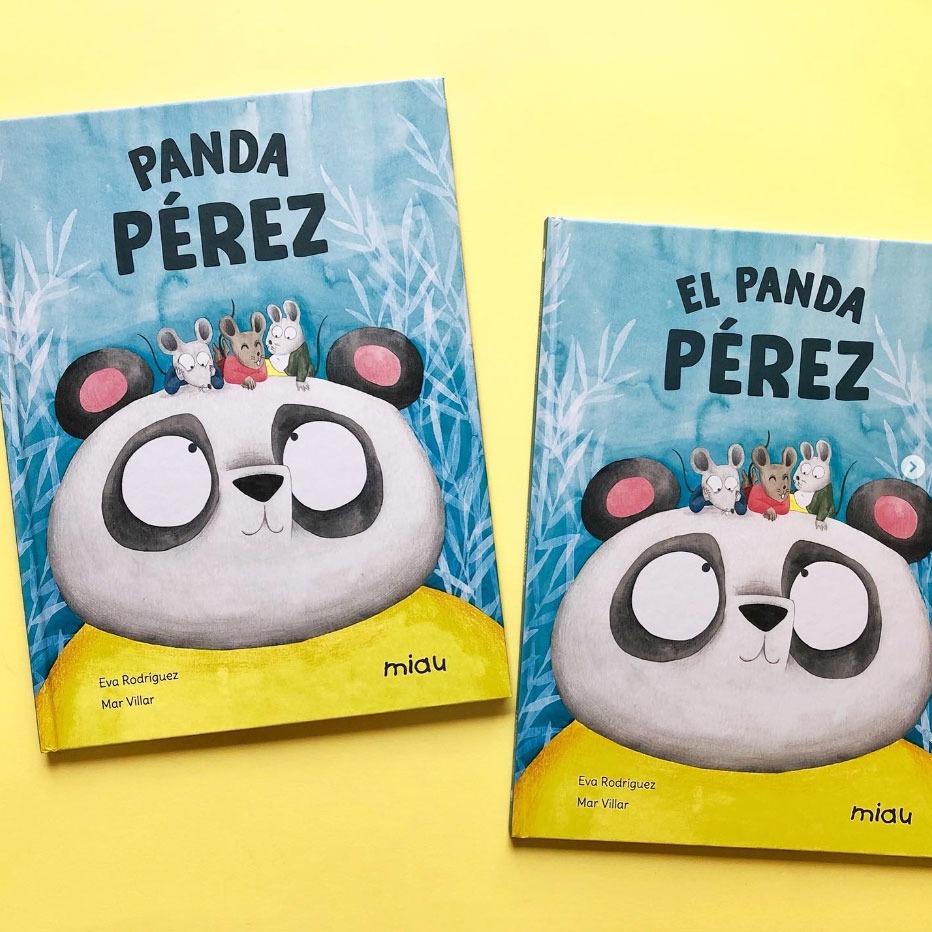 Cómo ilustrar un cuento infantil, Panda Pérez, Ilustración de oso panda, 