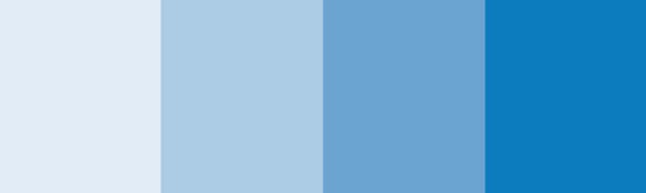 El significado del azul en la psicología del color