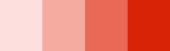 El significado del rojo en la psicología del color